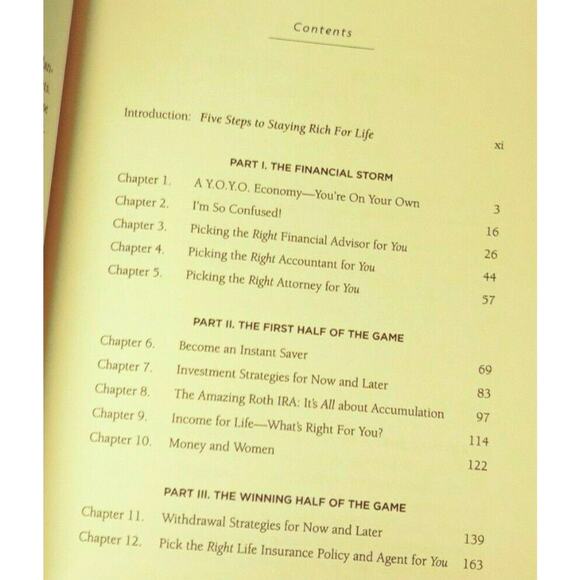 Stay Rich for Life Protecting Money in Turbulent Times Finance Book Ed Slott - Picture 3 of 5